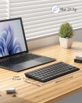 Inateck KB01003 Tastatur Universal Bluetooth QWERTZ Schwarz