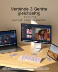 inateck Keyboard BT QWERTZ pink