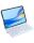 Inateck BK2007 27,9 cm (11") Folio Blau