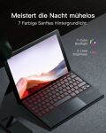 Inateck KB02027 QWERTZ Bluetooth Schwarz