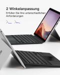 Inateck KB02027 QWERTZ Bluetooth Schwarz