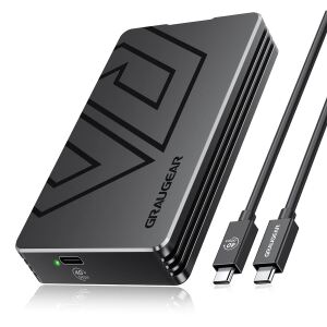 GRAUGEAR externes M.2-SSD-Gehäuse mit PCIe 4.0  USB-C