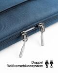 inateck Laptoptasche 13" mit Zubehörtasche blue