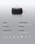 Inateck ABM34 Personal Organizer Polyester Schwarz