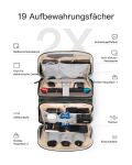 Inateck ABM34 Personal Organizer Polyester Olive, Beige