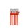 shiverpeaks BS75511-R-SET5 Netzwerkkabel Rot 1 m Cat7 S/FTP (S-STP)