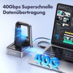 GRAUGEAR Docking Station 4.0 für M.2 PCIe Gen4x4...