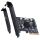 GRAUGEAR Erweiterungskarte USB-C 3.2 Gen2x2  PCIe-x4-Karte