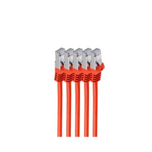 shiverpeaks BS75512-R-SET5 Netzwerkkabel Rot 2 m Cat7 S/FTP (S-STP)