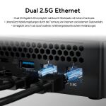 ASUS NUC 16 Pro Slim Mini PC RNUC16GDKU5663N2 (Intel Core Ultra 5 325H Prozessor, Intel Grafik, 2x 8GB DDR5 Speicher, 512GB G4 PCIe SSD, Intel WiFi 7, Windows 11 Pro NextGen Standard, mit EU-Netzkabel, bis 180 TOPS KI-Leistung, unterstützt OpenClaw & Herm