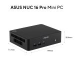 ASUS NUC 16 Pro Slim Mini PC RNUC16GDKU7684N2 (Intel Core Ultra 7 356H Prozessor, Intel Grafik, 2x 16GB DDR5 Speicher, 1TB G4 PCIe SSD, Intel WiFi 7, Windows 11 Pro NextGen Standard, mit EU-Netzkabel, bis 180 TOPS KI-Leistung, unterstützt OpenClaw & Herme