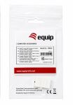 Equip USB 3.2 Gen2 USB-C Keystone-Koppler, Weiß, 20 Gbit/s, PD 100 W, 4K/60 Hz