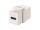 Equip USB 3.2 Gen2 USB-C Keystone-Koppler, Weiß, 20 Gbit/s, PD 100 W, 4K/60 Hz