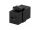 Equip USB 3.2 Gen2 USB-C Keystone-Koppler, Schwarz, 20 Gbit/s, PD 100 W, 4K/60 Hz