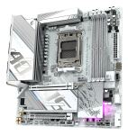GIGABYTE X870M AORUS ELITE WIFI7 ICE Mainboard – Unterstützt AMD Ryzen 9000 CPUs, digitales 14+2+2-Phasen-VRM, bis zu 8200 Hz DDR5 (O.C), 1× PCIe 5.0 + 1× PCIe 4.0, Wi-Fi 7, 2.5-GbE-LAN, USB 4