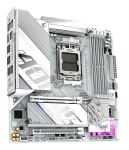 GIGABYTE X870M AORUS ELITE WIFI7 ICE Mainboard – Unterstützt AMD Ryzen 9000 CPUs, digitales 14+2+2-Phasen-VRM, bis zu 8200 Hz DDR5 (O.C), 1× PCIe 5.0 + 1× PCIe 4.0, Wi-Fi 7, 2.5-GbE-LAN, USB 4