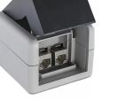 Equip Aufputz-Anschlussdose mit 2 Keystone-Anschlüssen für den Außenbereich, Schutzart IP44