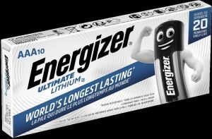 Energizer Batterie Ultimate Lithium Mignon AAA L92 1,5V 10St