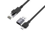 Equip 2-in-1 USB-C + A auf RJ45 Gigabit-Ethernet-Kabel, 1,0m