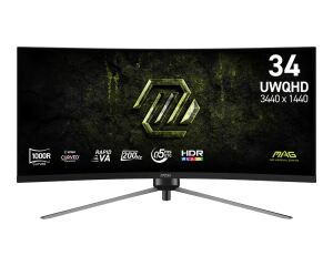 MSI MAG 345CQRF E20 Computerbildschirm 86,4 cm (34") 3440 x 1440 Pixel UltraWide Dual Quad HD Schwarz
