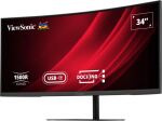 Viewsonic VG3419C-2 Computerbildschirm 86,4 cm (34") 3440 x 1440 Pixel UltraWide Quad HD LED Schwarz