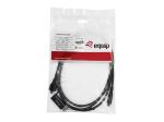 Equip 2-in-1 USB-C-auf-C- + HDMI-Kabel, 1,0m, PD100W, 4K/60Hz, 20 Gbit/s