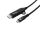 Equip 2-in-1 USB-C-auf-C- + HDMI-Kabel, 1,0m, PD100W, 4K/60Hz, 20 Gbit/s