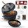 Gusskönig Eingebrannter Dutch Oven Set 9L ohne Füße