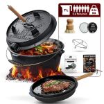Gusskönig Eingebrannter Dutch Oven Set 7L ohne...