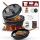 Gusskönig Eingebrannter Dutch Oven Set 12L ohne Füße
