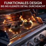 Gusskönig Eingebrannter 6× 300ml Mini Dutch Oven Set