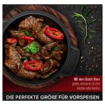 Gusskönig Eingebrannter 6× 300ml Mini Dutch Oven Set
