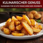 Gusskönig Eingebrannte Mini Gusseisen-Bratpfanne 6x 13,7cm