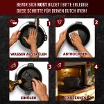 Gusskönig Klassisch Dutch Oven Set 9 L ohne Füße