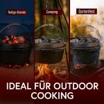 Gusskönig Klassisch Dutch Oven Set 9 L ohne Füße