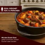 Gusskönig Klassisch Dutch Oven Set 7 L ohne Füße