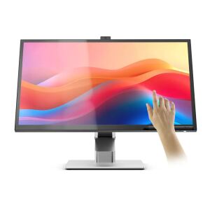 ALOGIC Clarity Fold Touch Computerbildschirm 68,6 cm (27") 3840 x 2160 Pixel 4K Ultra HD Touchscreen Schwarz, Silber