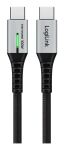 LogiLink CU0432 USB Kabel USB 3.2 Gen 2x2 1 m USB C 20 Gbit/s 100 W Schwarz