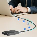 LogiLink CU0432 USB Kabel USB 3.2 Gen 2x2 1 m USB C 20 Gbit/s 100 W Schwarz