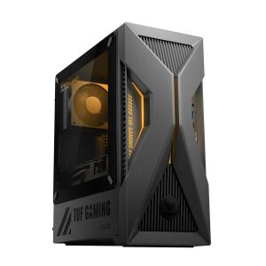 ASUS TUF Gaming T500 T500MV-07240H242W Intel Core 7 240H 32 GB DDR5-SDRAM 1 TB SSD NVIDIA GeForce RTX 5060 Ti Windows 11 Home Mini Tower PC Schwarz, Grau