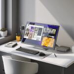 ALOGIC 32C4KPDTF Computerbildschirm 81,3 cm (32") 3840 x 2160 Pixel 4K Ultra HD Touchscreen Silber