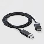 ALOGIC FUDPHD2-SGR Videokabel-Adapter 2 m DisplayPort HDMI Schwarz, Grau