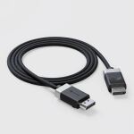 ALOGIC FUDP2-SGR DisplayPort-Kabel 2 m Grau, Schwarz