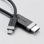 ALOGIC FUCHD1-SGR Videokabel-Adapter 1 m HDMI Typ A (Standard) USB Typ-C Grau
