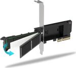 IcyDock Adapter 1x M.2 NVMe to PCIe 4.0x 4 card w/tray