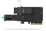 Icy Dock MB312M4P-B Schnittstellenkarte/Adapter M.2, PCIe
