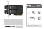 Icy Dock MB312M4P-B Schnittstellenkarte/Adapter M.2, PCIe