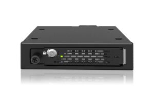 Icy Dock MB491V5K-B Speicherlaufwerksgehäuse SSD-Gehäuse Schwarz 2.5"