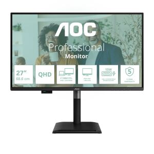 AOC Q27P4CV Computerbildschirm 68,6 cm (27") 2560 x 1440 Pixel Quad HD LED Schwarz