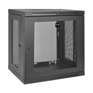 Tripp Lite SRW12U Tiefenverstellbares, kleines SmartRack 12-HE-Rackgehäuse mit flachem Profil zur Wandmontage